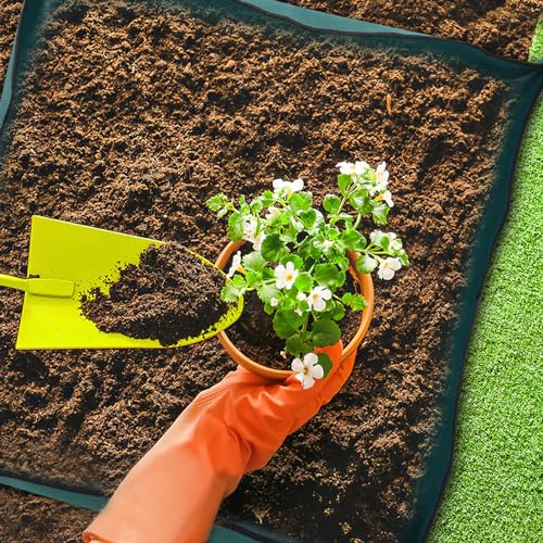 LIOOBO Repotting Mat for Indoor Plants 29.52 X 29.52 X 0.39 in Foldable Plant Mat with Non-Slip Bottom Potting Soil Pad for Transplanting Pruning Watering Gardening Work