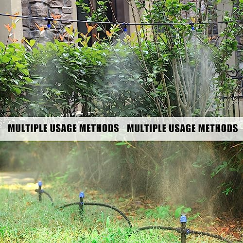 HUISUYTON 12 Pcs Push-to-Fit Drip Irrigation Spray for 1/4 inch Tubing - style: 12pcs-Atomization Sprinker
