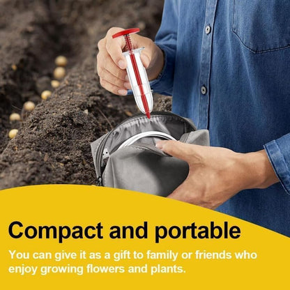 Upgraded Mini Seed Spreader, 2025 Newest Planter Tool, Small Sowing Seed Dispenser, Manual Seedlings Dibber and Widger Set, Handheld Garden Seed Sower Planter Lawn and Garden Spreaders for Tiny Seeds