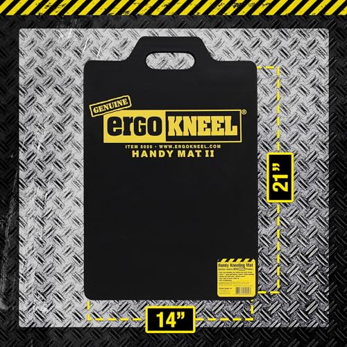 Kneeling Mat Heavy-Duty Foam Pad for Work, 14" x 21" x 1" Thick - size: Large Handy Mat (14" x 21")