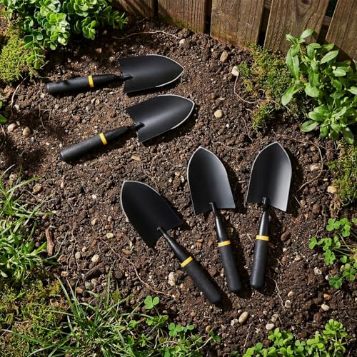 20 Pcs Garden Trowel with Resin Rubberized Handle, Broad Trowels - size: Broad Trowels