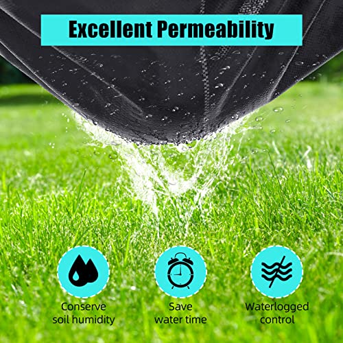GarveeLife 6 ft X 300 ft Weed Barrier Landscape Fabric Heavy Duty, Premium 3.2 oz Ground Cover Weed Block Gardening Mat, Easy Setup & Superior Weed Control, for Erosion Control, Weed Barrier - size: 6ft X 300ft & 3.20z