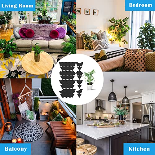 36 Pack Fungus Gnat Traps for House Plants, Sticky Traps for Indoor Outdoor Use to Get Rid of Whitefly Mosquitoes Fungus Gnats Thrips Leafminer Flying Insects Protect Your Plants (Black)