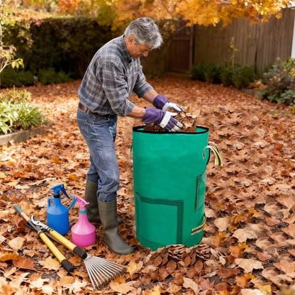 14 Gallon Yard Waste Bags, Reusable Lawn Bags, 1 Pack Leaf Bag