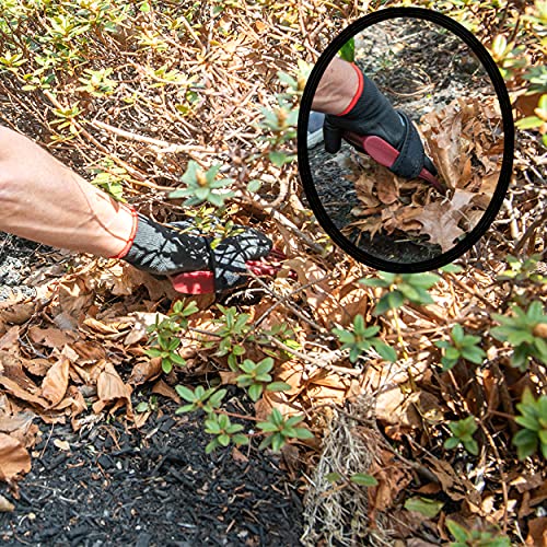 UpBloom - Garden Hand Cultivator Includes 2 Pairs of Spandex Gardening Gloves - ergonomically Designed to Hand rake, dig, Weed, Plant, Aerate and Cultivate Vegetable and Flower beds (Medium) - size: Medium