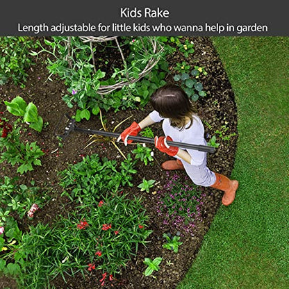 Oliynedy Stirrup Hoe Cultivator Garden Tool Heavy Duty,Scuffle Loop Action Hoe Weeding Gardening Hand Tools for Women Kids Men,Metal Weeder Scraper Garden Hoe Rake Weed Puller Long Handle 32-72 - size: 32-72"