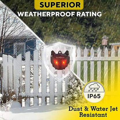 Solar Predator Lights for Chicken Coop 4 Pack, Coyote Deterrent for Yard