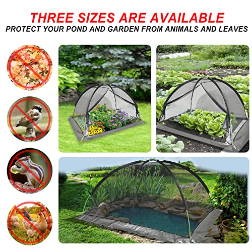 Kapler Pond Cover Dome Net 10x8FT for Outdoor Fish Ponds