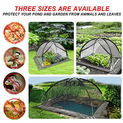 Kapler Pond Cover Dome Net 10x8FT for Outdoor Fish Ponds