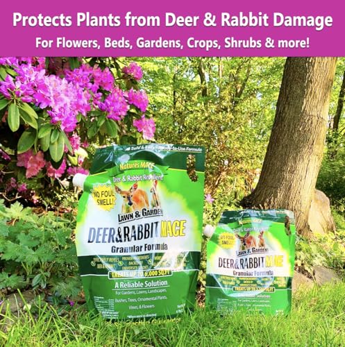 Nature's MACE Deer & Rabbit Repellent 125 lb Granules - size: 125 Pound (Pack of 1)