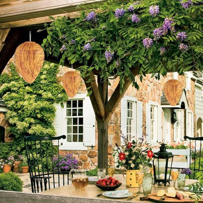 DECYOOL 8 Pack Paper Fake Wasp Nests Decoys for Yellow Jackets - color: Orange