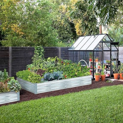 Galvanized Raised Garden Bed 8x4x1ft 2-Pack Value Set - size: 8x4x1ft (2 pack)