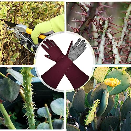 3-in-1 Gloves for Gardening, Farming & Cleaning, Stab-Proof, Anti-Slip, Wear-Resistant, Comfort, Breathable, Durable - color: Brown, size: X-Large