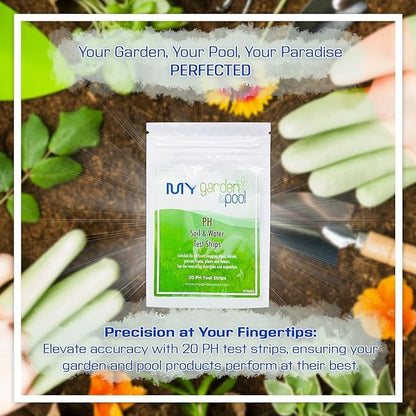 Espoma Citrus-Tone 5-2-6; 4 lb Bag CT4 with My Garden Pool PH Soil Test Strips 20 ct, and My Garden Pool Superior Gardening Claw Gloves and Garden-IQ, Smart Gardening AI Assistant!