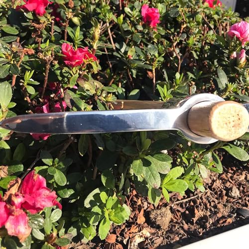 Forged Adze Pick, Weeding Mattock Hoe with Wood Handle Digging Tool