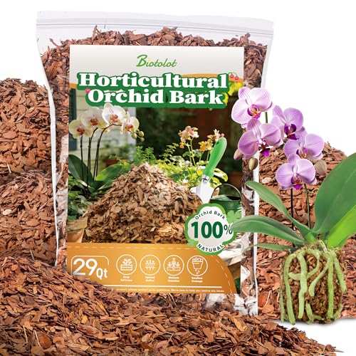 29qt Orchid Bark Horticultural Grade- Natural Mulch for Potted Plants, Root Development of Orchid Plants and Garden Soil Amendment Mix - size: 29 Quarts