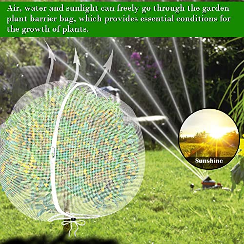 FONUNO Fruit Tree Netting with Zipper Birds Netting for Fruit Trees, Black - color: Black, size: 10 x 13 feet - 1 Pack