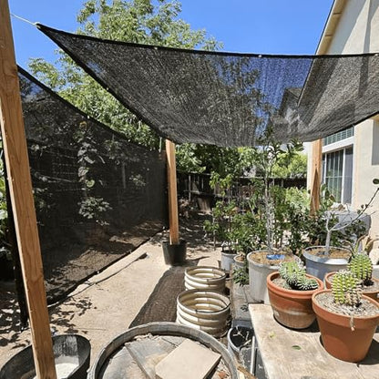 Shade Cloth for Garden Plants Greenhouse, 40-50% Sunblock Neting -for Outdoor Garden Lawn Plant Sun Shade Cloths for Kennel Chicken Coop Easier to Hang Net Cover - size: 3'x6'