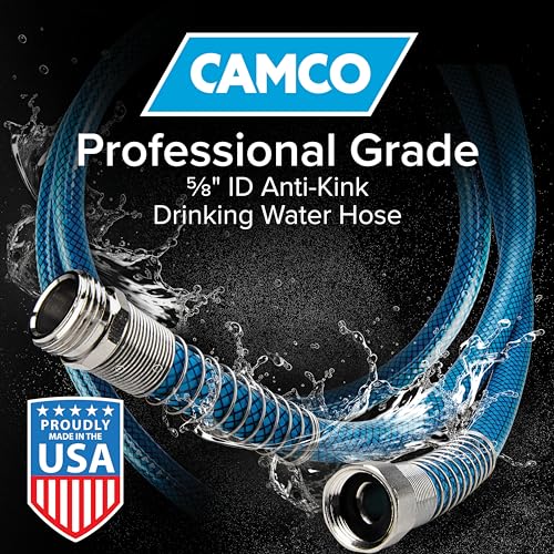 Camco TastePURE Premium RV Drinking Water Hose, 50 Ft, 21009 - size: 50 Feet