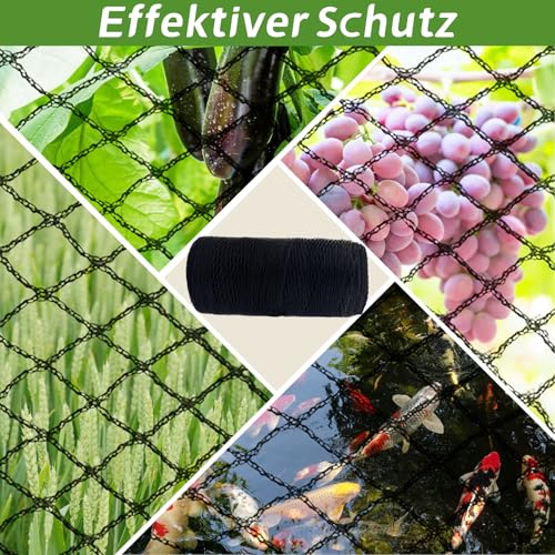 Heavy Duty Bird Netting - 0.6" Mesh UV Resistant 15FT*35FT - size: 15*35ft-0.6in Mesh