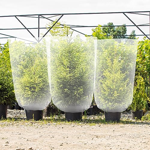 6 Pcs Winter Plant Covers Freeze Protection, 47.2 x 71 Inch - size: 47.2 x 71 Inch