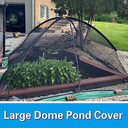 Kapler Pond Cover Dome Net 10x8FT for Outdoor Fish Ponds