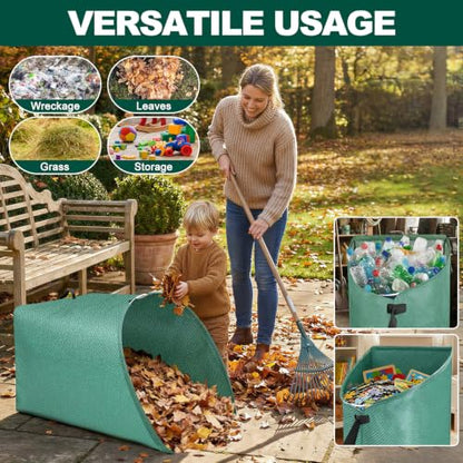 UQM 60 Gallon Large Leaf Collector, Easy Storage & Transport