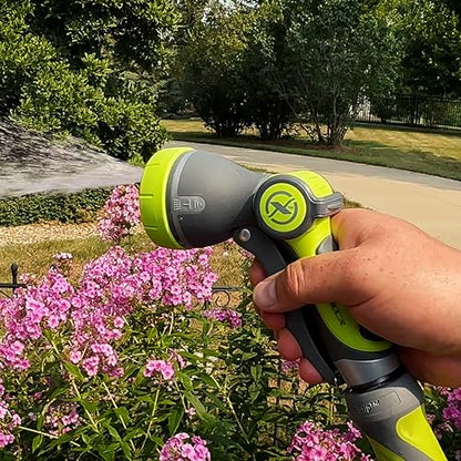 Flexzilla Garden Hose Nozzle - Heavy Duty Pistol Grip, NFZG61, ZillaGreen™ (Pack of 3) - size: 5.5 inches x 2.75 inches x 8.5 inches (Pack of 3)