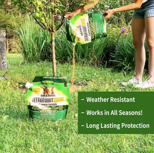 Nature's MACE Deer & Rabbit Repellent 125 lb Granules - size: 125 Pound (Pack of 1)