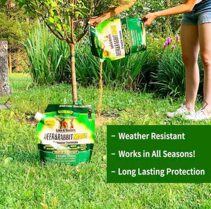 Nature's MACE Deer & Rabbit Repellent 125 lb Granules - size: 125 Pound (Pack of 1)