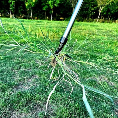 Stand on Weeding Tool, Long Handled Lawn Weeder
