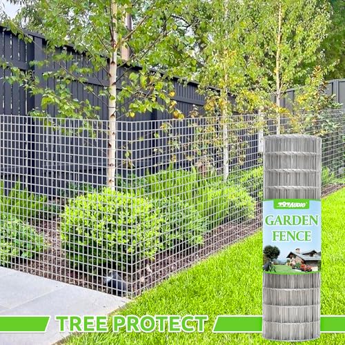 Metal Garden Fence, Hot Dip Galvanized After Welding, 2"x3" 16 Gauge, 60inch H x 100ft L Welded Wire Fencing,2/3/4/5/6ft Tallx50/100 ft Long Hardware Cloth for Yard,Farm,Chicken,Dog,Vegetable Protect - color: Galvanized, size: 2"x3" 60inx100ft