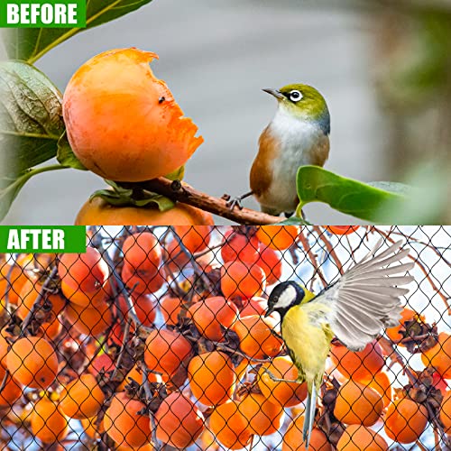 Bird Netting for Chicken Coop,50x50ft Poultry Netting with 2.4" Square Mesh - size: 50'×50'-2.4''