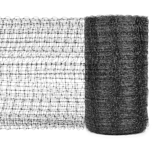Black Bird Netting for Garden Balcony, Deer Fence Pigeon Net 7 x 100 Ft
