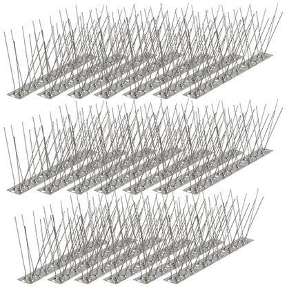 Bird Spikes 16.4FT, 304 Stainless Steel Bird Deterrents Spikes for Outside to Keep Birds Away Bird Scare Devices Outdoor 20Pcs - size: 16.4Feet