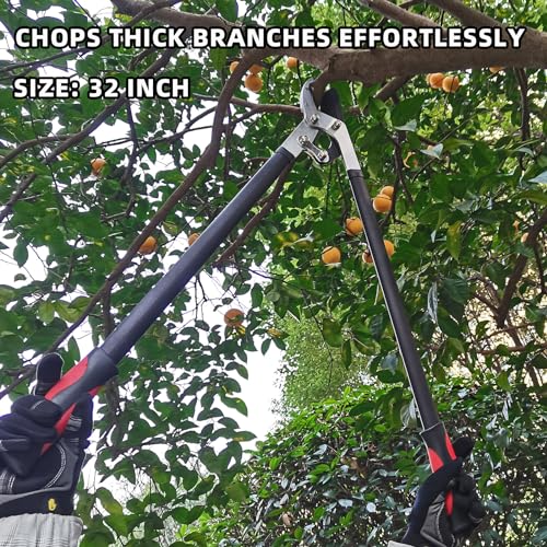 YRTSH Loppers for Tree Trimming Heavy Duty Branch Cutter,2" Cut Capacity - style: Lopper 32 Inch