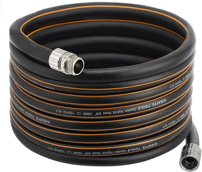 Giraffe Tools Garden Hose 5/8", 50ft Lightweight Hybrid Hose - size: 50ft Male to Female Hose