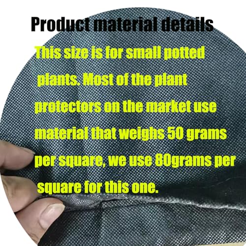 EJW Plant Covers Freeze Protection, Plant Cover, Plants Cover for Winter,Frost Blankets for Outdoor Plants,Frost Covers for Outdoor plants2 PCS, Cylindrical 19.6 * 14.5 * 14.5inch - size: 2PCS-19.6*14.5*14.5(inch)