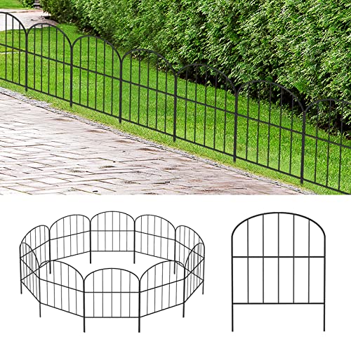 Decorative Garden Fence 29ft (L) x 16.5in (H) Fencing Dog Animal Barrier - size: 29' (L)