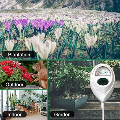 2 Pcs Green Soil Moisture Meter, Plant Water Meter, Moisture Meter for Plants, Soil MoistureTester, Soil Water Gauge for Plants, Plant Moisture Monitor No Battery Needed (White 2 Pcs) - color: White 2 Pcs