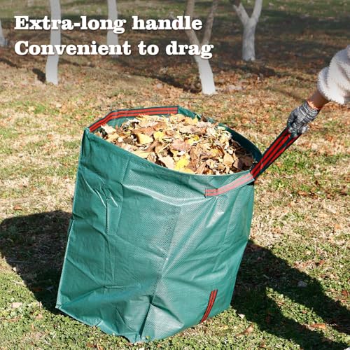 RISETEX Leaf Collector 3-Pack 40-Gallon Heavy Duty Yard Waste Bags - style: 3 pack Yard Waste Bags