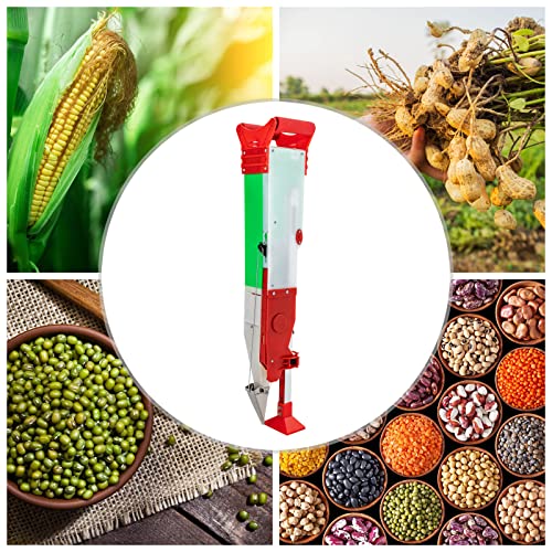 Manual Seed Spreader, Adjustable Height Handheld Seeding Machine, Small Seed Planter Tool, Peanut Corn Bean Planter for Household Garden Patio Flower Plant Vegetable