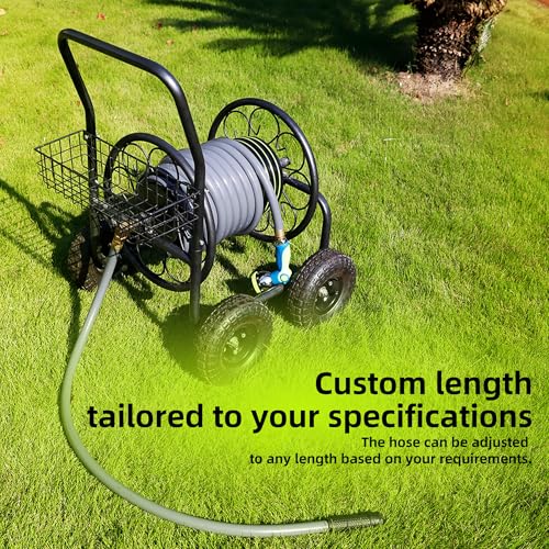 Worth 3/4” x 25 ft Heavy Duty Gray Garden Hose, Male to Female Fittings - color: Gray, size: 3/4" x 25ft' (25feet)