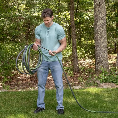 Kink Control Flex Advanced Hybrid Hose - 50 Ft Outdoor Hose, 40% Lighter, Ultra Flexible, Easy to Maneuver, Neverkink Technology, Durable Construction - size: 5/8" x 50 ft, style: Flex
