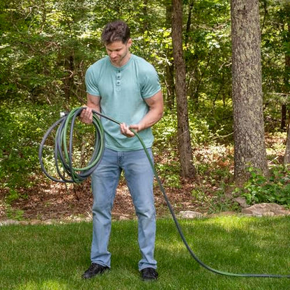 Kink Control Flex Advanced Hybrid Hose - 50 Ft Outdoor Hose, 40% Lighter, Ultra Flexible, Easy to Maneuver, Neverkink Technology, Durable Construction - size: 5/8" x 50 ft, style: Flex