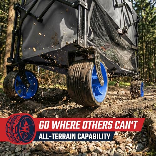 Sekey 400L Double-Decker Wagon, 500 lb Capacity, 50 in Extender - color: Gray