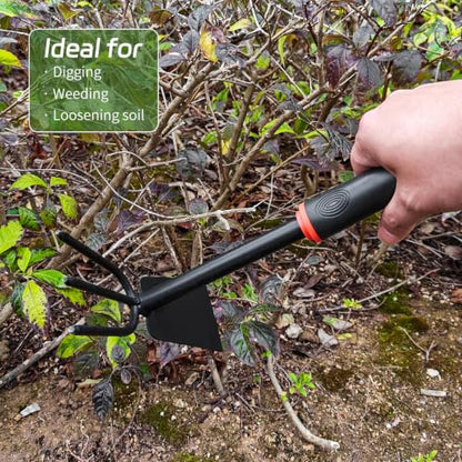 Weed Rake, Small Garden Weeder Rake, Gardening Weeding Tool for Rake for Leaves for Vegetable Gardening Backyard Farm Planting - color: Rake
