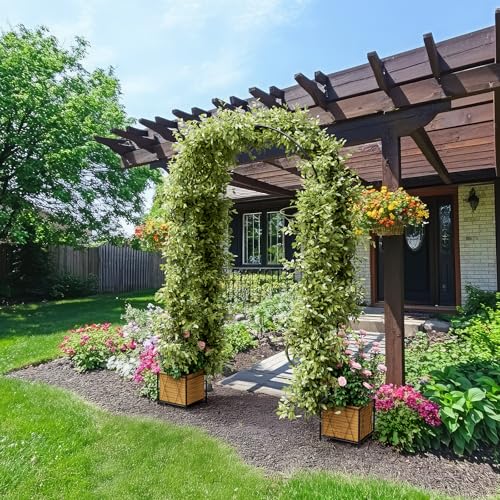 Heavy Duty Garden Arch Trellis for Climbing Plants Metal Garden Arbors