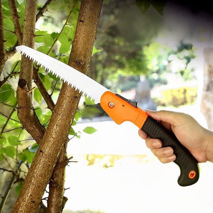 Folding Pruning Saw 7-Inch Rugged Blade Locking Hand Saw
