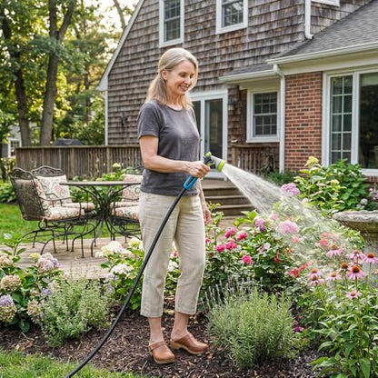FEVONE Heavy Duty Garden Hose 3 ft, Leader Hose For Hose Reel